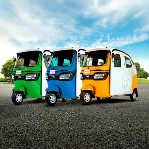 Mototaxi de Pasajeros TVS King de Carrocería Cerrada, Triciclo Motorizado de 3 Plazas, Tipo Reversible, Transporte Urbano, Peso en Vacío de 300-400 kg, 36V - Product Image 1