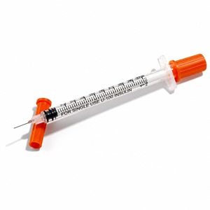 Jeringa de <span class=keywords><strong>Insulina</strong></span> Estéril OEM de 1 ml con Escala Visible y Aguja Ultrafina Desechable - Product Image 5