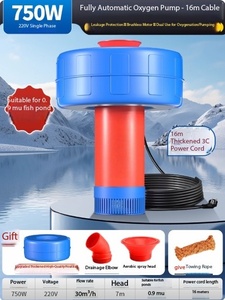 750W 1HP <b>Fish</b> Pond Aerator Oxygen <b>Pump</b> Household Breeding Irrigation Drainage Copper Coil High Efficiency Quiet Motor Quiet Moto - Product Image 6