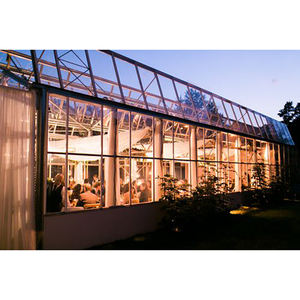 سرادق كبيرة من الزجاج الألومنيوم مؤطرة الزفاف الثقيلة خيام الحزب للأحداث في الهواء الطلق الناس خيمة زجاجية - Product Image 5