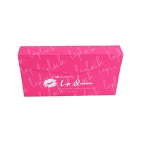 Usine directe de haute qualité personnalisé imprimé de luxe cosmétique brillant à lèvres rouge à lèvres boîte d'emballage pour la vente en gros