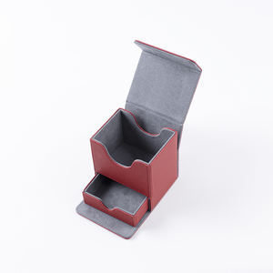 Boîte à dés en cuir PU 100+ Premium PU Trading Yugioh Gaming avec aimant, grande boîte de deck, boîte de deck de jeu de cartes TCG Pokemoned - Product Image 5