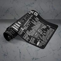 Alfombrilla de Ratón de Alta Calidad, Térmica, Ecológica, Impermeable, con Sistema Operativo Linux, Grande, Antideslizante, para Juegos, Oficina, Uso con Excel, Alfombrilla de Escritorio