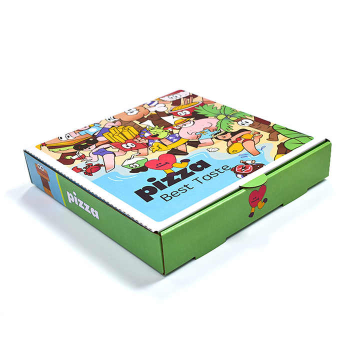 Factory Wholesale Takeaway Pizza Carton Customized logo 12 Inch Corrugated Pizza Box with logo