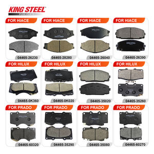 Plaquettes de frein en céramique japonaise en gros pour Hilux Fortuner pour Land Cruiser Auto Parts 04465-0K300 nouvelle voiture avant gauche droite - Product Image 5