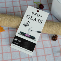 Boîte d'emballage en papier pour film protecteur d'écran de téléphone portable avec logo personnalisé, verre trempé, protection d'écran, emballage de vente au détail