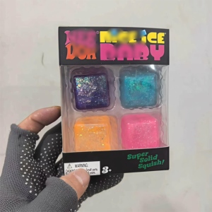 Lot de 4 NeeDoh Thème Soda – Boîte Mystère en Silicone Ultra Solide – Jouet Anti-Stress à Presser pour Enfants – Idéal Cadeau de Fête - Product Image 1