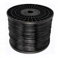 Fil monofilament en polyester brut noir haute ténacité de 2,0 mm pour serre, emballage de 20 kg/bobine
