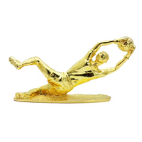 Trophées en métal conçus en usine Trophées de médailles de compétition sportive Trophées de football gravés commémoratifs personnalisés
