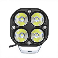 Nouvelle Lampe de Travail/Feu Antibrouillard CAV Super Lumineuse Jaune 3 Pouces 40W 4000 Lumens à Faisceau Concentré en Aluminium Moulé Sous Pression Étanche IP67