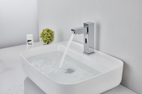Robinet d'évier automatique Robinet de lavabo automatique Smart Touch Moins Robinet de lavabo à capteur de salle de bain de haute qualité