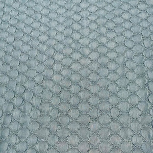 95% पॉलिएस्टर 5% स्पैन्डेक्स बुना हुआ मेष कपड़े शीट सादे रंग की झुर्रियों वाली महिला टी-शर्ट बैग कार - Product Image 1