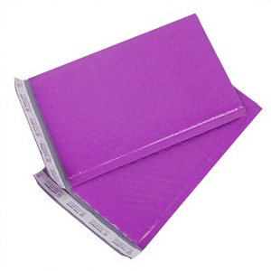Premium Poly Bubble Mailing Bags Utilizing New LDPE Bubble <b>Raw</b> <b>Material</b> Wide Self-Adhesive Flaps for Waterproof Integrity - Product Image 1