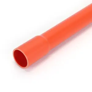 Australian Standard Approved Heavy Duty Orange PVC Electrical Conduit