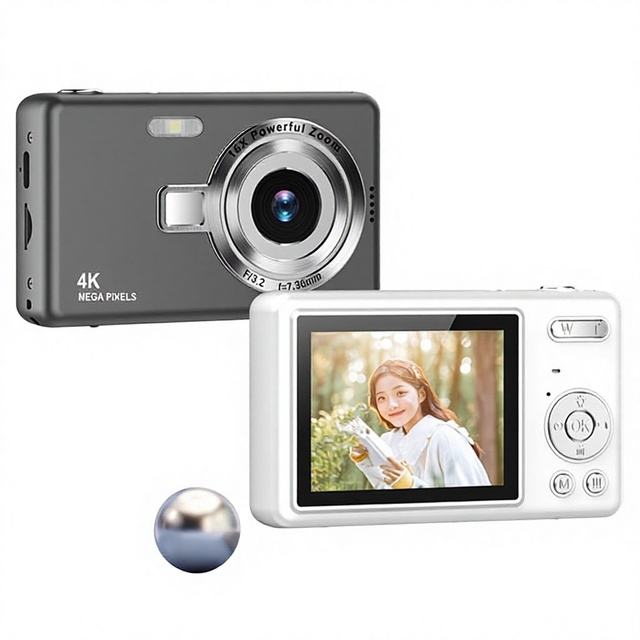 CCD Digital Camera Entry-level Model Students Compact Campus Camera 2"-3" Screen Displacement