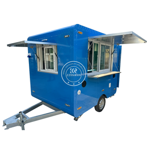 Nouveaux chariots de nourriture de plage 2025, chariots de nourriture mobiles à LED pour hamburgers, frites, kebabs, pour les États-Unis - Product Image 1