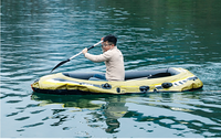 Bateau de pêche gonflable en PVC épais, pour 4 personnes, prix d'usine,