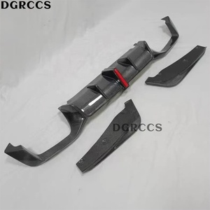 ดิฟฟิวเซอร์กันชนหลังคาร์บอนไฟเบอร์ DGRCCS X4 G02 พร้อมไฟ LED ที่ปลายลิ้นกันชนหลัง สำหรับปี 2018-2023 (ติดตั้งง่าย) - Product Image 3