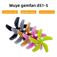 Hélices de drone de course FPV D51 51mm 2020 à 5 pales de 2 pouces, 4 paires de pales de remplacement en ABS pour mini-drones