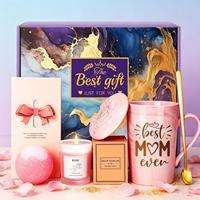 Élégant cadeau pour demoiselle d'honneur, douche nuptiale, souvenir pour invité de mariage avec tasse, bougie, bombe de bain, cadeau de spa