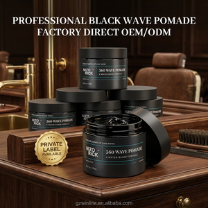 Pomata OEM 360 Wave per <span class=keywords><strong>Uomo</strong></span>, Cera per Capelli a Base d'Acqua per Onde Naturali, Tenuta Media, Lucentezza Elevata, 150g - Product Image 2