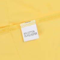 Robe d'été pour filles BEMIDJI 2025 en coton doux, tendance, mignonne, à manches courtes, col rond, unie, respirante, longueur genou, coupe trapèze, boutonnée