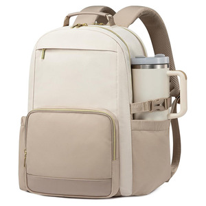 Mochila Moderna para Portátil para <span class=keywords><strong>Mujer</strong></span> con Bolsillo, Portavasos de Gran Capacidad, Bolsa de Viaje para Computadora de 15.6 Pulgadas - Product Image 5