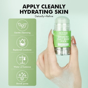 Bâton de masquage <span class=keywords><strong>vert</strong></span> nettoyant de marque privée Masque hydratant pour le visage à la boue d'<span class=keywords><strong>argile</strong></span> pour l'acné Soins de la peau du visage Bâton de masque au thé <span class=keywords><strong>vert</strong></span> <span class=keywords><strong>bio</strong></span> - Product Image 4