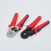 Pince à sertir tubulaire mini GKGJ HSC8 6-6A, pince à sertir à cliquet multifonctionnelle européenne, acier 24-8AWG, industrielle