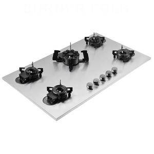 Fornello a 5 fuochi ad alta potenza fornello a Gas in acciaio inox piano cottura a Gas da incasso - Product Image 1