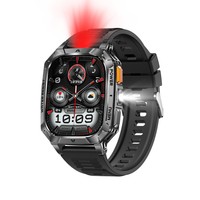 Reloj Inteligente HD AK103 para Hombre, Pantalla de 2.01 Pulgadas, Batería de 1400 mAh, Múltiples Modos Deportivos, IP68, Resistente, para Actividades al Aire Libre