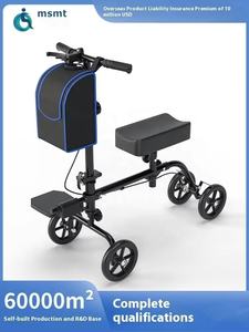 सर्जरी में चोट लगने के कारण पैर के टखने की चोट के लिए दोहरे ब्रेकिंग सिस्टम के साथ रोलर और रोलेटर - Product Image 6