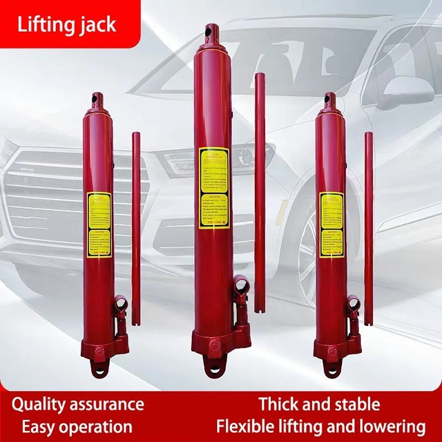 8 Ton Hydraulic Long Ram Jack with Single Piston Pump for Manual Engine Hoist & Cherry Picker