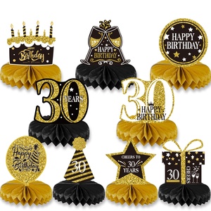 <strong>30th</strong> <strong>Birthday</strong> Honeycomb Centerpiece <strong>Decoration</strong> for <strong>Men</strong> and Women for <strong>Birthday</strong> Party Favors - Product Image 1