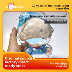 Étui de protection transparent pour figurines de la série DIMOO <span class=keywords><strong>Disney</strong></span>, couvercle de présentation d'art transparent, protection anti-poussière en PVC, rangement pour figurines - Product Image 5