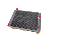 Refroidisseur ventilateur échangeur de chaleur radiateur de refroidissement 100007671 vis pièces de compresseur d'air