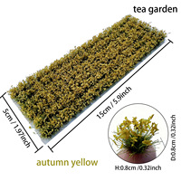 Matériel de décoration DIY pour table de sable et mini-paysage, 120 pièces de touffes de plantes de jardin de thé, échelles HO et N, 8mm