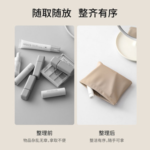 <b>Travel</b> <b>Makeup</b> Bag Portable Cosmetic Storage <b>Case</b> With Compartment For Trip And Daily Use - Product Image 5