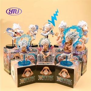 Nouveau produit Q Version 6-10CM Law <span class=keywords><strong>Luffy</strong></span> Ace <span class=keywords><strong>Shanks</strong></span> Nami Law Zoro Sanji Chopper Hancock Figurines Jouets Pirates du <span class=keywords><strong>chapeau</strong></span> de paille One Pieces - Product Image 6
