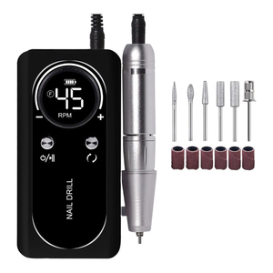 High Speed Mini Rechargeable Portable Electric Nail Drill Polisher Handiece Nail Drill <b>Machine</b> Professional - Product Image 2