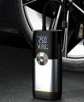 7,4 V 150 PSI bomba de inflado de apagado automático 5000mAh bomba de neumático eléctrica de alta presión recargable para bicicleta de coche