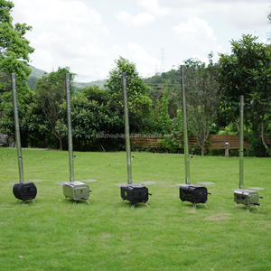 Poê<span class=keywords><strong>le</strong></span> à bois portable en acier inoxydable détachable pour camping, extérieur, à économie d'énergie, en fonte, pour tente - Product Image 1