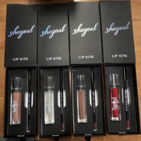 Gloss à lèvres personnalisé avec logo OEM, plusieurs couleurs et options de tubes, emballage personnalisé, marque privée, gloss à lèvres mat brillant, vente en gros