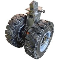 Roues en caoutchouc massif tout-terrain SS à double roulement pour conteneurs maritimes