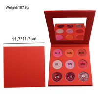 Individuelle Palette für Lidschatten Verpackung mit Schimmer-Finish für leichte dunkle fair-Hauttöne Trockene Lidschattenform