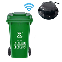 Capteur de déchets sans fil avec télécommande MQTT HTTP Lorawan RS485 4G Zigbee Tuya App Radar Ultrasonique
