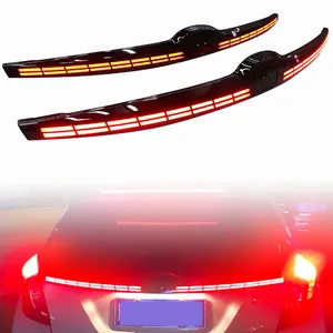 New Tillight for Honda Fit Jazz 2014-2018 GK5 Full LED Tail Light Lamp Assembly with Running Light Sequential Turn Signal Parkin