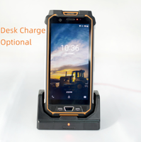 Téléphone portable double SIM durable avec écran tactile et radio UHF PTT pour l'industrie de l'énergie, processeur octa-core, réseau cellulaire CDMA