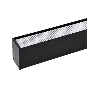 Color Adjustment Gefuhrtes Lineares Licht Profile Aluminium Suspended Led Linear Light With Honeycomb Diffuser