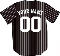 Maillots de baseball imprimés respirants à la mode pour hommes, uniformes de softball imprimés numériquement pour hommes, vêtements de sport à sublimation